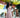 Robe FLOWER STRIPE